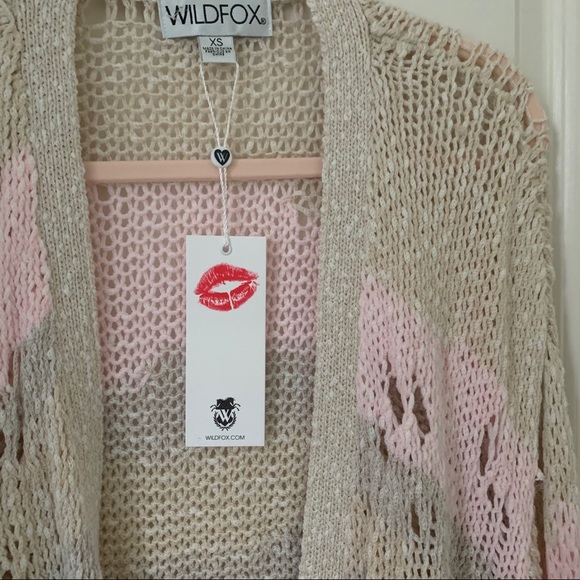 Wildfox Yara Distressed Dolman Cardigan size XS - Picture 11 of 11